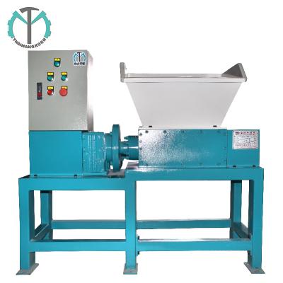 China Factory Tyrone 3Hp 200kg/h HDD Mini Twin Shaft Plastic Shredder Machine for sale