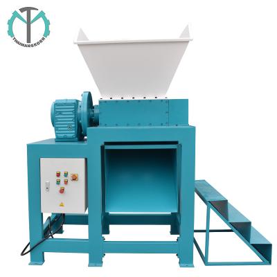 China Factory Customized 10HP Polyurethane Foam Twin Small Shaft Plastic Shredder Machine With Feeding Stairs for sale