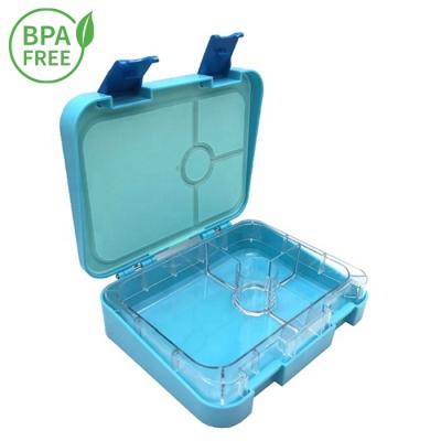 China Reusable Microwavable Rectangular Tiffin Lunch Box For Kids Leakproof Bento Lunch Box for sale