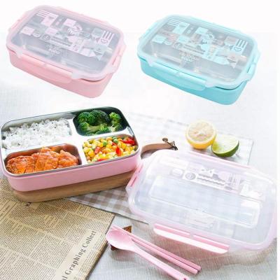 China Freshness Preservation Ready To Ship Durable Leakproof Bento-Styled Microwavable Meal Prep Bento Lunchbox for sale