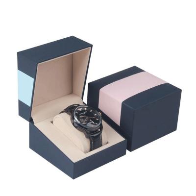 China Custom Reused Materials Brand Watch Boxes Cases Design Logo Cardboard Paper Jewelry Packaging Gift Envelope Boxes For Watch for sale