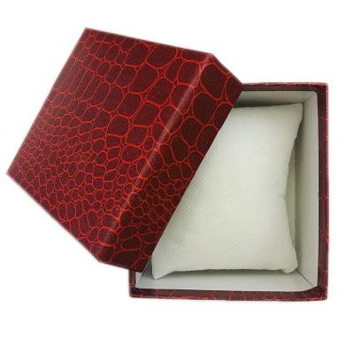 China Recycled Materials Wholesale Custom Print Rigid Cardboard Watch Packaging Gift Storage Box Watch Boxes Packaging With Pillow for sale