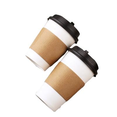 China Custom Disposable Cup Paper Coffee Cups With Logo Paper Coffee Cups Disposable 250ml 12oz Packaging With Lids for sale