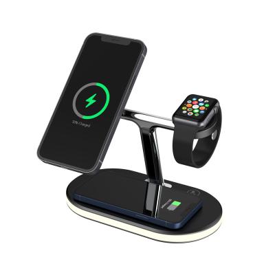 China 10w mobile phone new product 3 in 1 wireless charger dock holder for apple/samsungmulti function wireless charger for sale