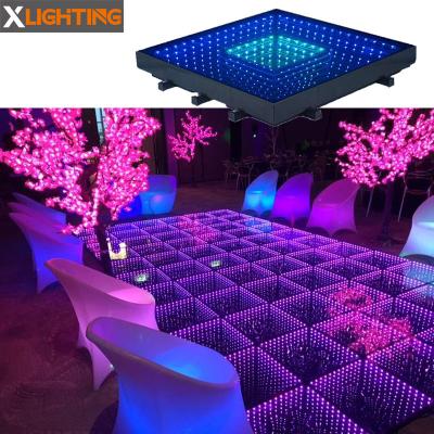 China hotel stage lights led 3d wall panel outdoor magnetic digital wireless dance floor for sale