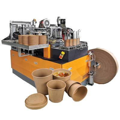 China Full Automatic Factory Coffee Carton Disposable Paper Cup Making Machine (Whole Production Line) for sale