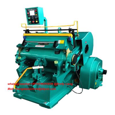 China Factory Industrial Die Cutting Machines, Carton Die Cut Machine, Manual Paper Cutting And Creasing Machine for sale