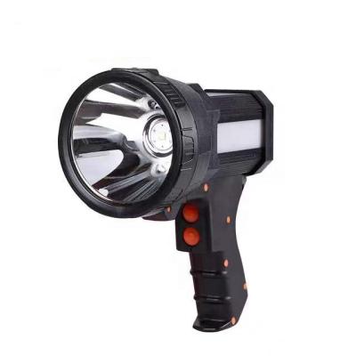 China Super Bright Tactical Handheld Torch Gun Flashlight Flashlight Working Rechargeable 18650 Battery Included 3 Modes Light USB Spotlight for sale