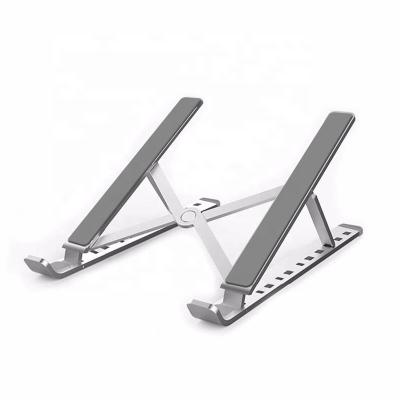 China (Size)Adjustable Adjustable Folding Laptop Tablet Stand For Ipad Notebook Aluminum Alloy Bracket Stand Non-slip Cooling Laptop Desk Stand for sale