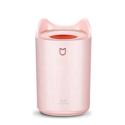 China USB Ultrasonic Humidifier Car Air Mist Dual Fogger Humidifier 3L Diffuser Mist Maker For Car Home Office for sale