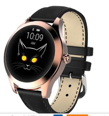 China 2020 Touch Screen Smart Watch Women Heart Rate Monitor Ip 68 Fitness Swimming Bracelet Female Smartwatch For Iphone Android Band KW10 for sale