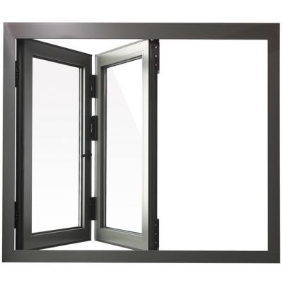 China White Frame Aluminum Folding Casement Folding Screen NFRC Manufacturer China Window for sale