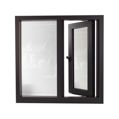 China Soundproof Modern Popular Aluminum Screen Casement Windows Folding Aluminum Swing Window Energy Efficient for sale