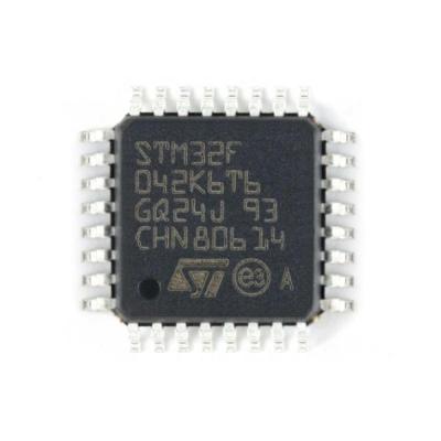 China New and original microcontroller standard IC 32Bit 48MHz 32KB FLASH 32LQFP STM32F042K6T6 STM32F042K6T6TR for sale