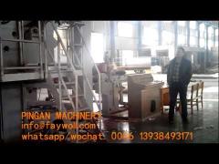 High speed crescent tissue paper making machine