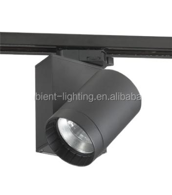 China Traditional COB Track Spot Light Dimmable Filament 50w Led Rail 110v Black Body Color à venda