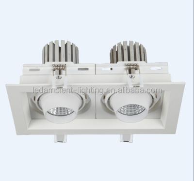 中国 12w LED Single Multiple Spot Light COB Square Ceiling Recessed Light 販売のため