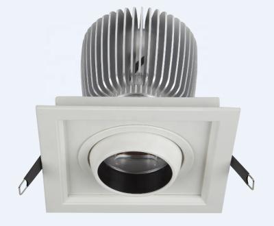 中国 Solar 30W Dimmable Multiple Spot Light Led Recessedsquare Frame Rim Led Recessed Light 販売のため