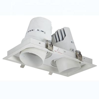 China 2 Head LED Double Light 24W Spot Light Recessed Twin Slot Uplight die casting aluminium for sale