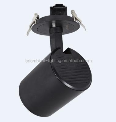 China recessed fixture Shopping Mall Ceiling track spot Lamp 30w Spotlight LED 360 degree rotatable for sale