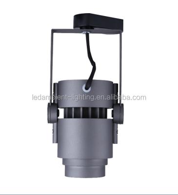 China 20w led track light gray color fitting for commercial use in showcase cob track light 3 phase 4 wire European style à venda