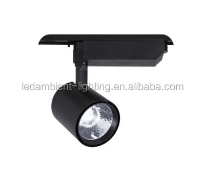 China Factory Promotion Low Price Shop window Light LED Black Track Light 35w COB Track Light with 3 years wrranty à venda