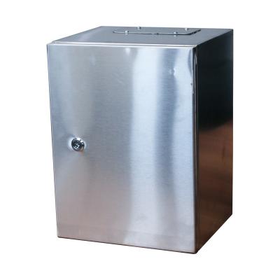 China 201 DRX IP66 200*200*150mm Stainless Steel Wall Mounted Enclosure Box For Community Power Supply for sale