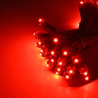 China DC 12v 9mm LED Single Outdoor Red Led Color Module Signage Letters Lights Waterproof Christmas Decorations Drilling Light Strings for sale