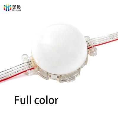 China Full Color Outdoor Led Light Source Dc24V Outdoor Led Direct Diameter 50Mm With Cover Pattern Led Pixel Light for sale