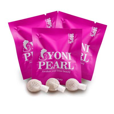 China Herbal Pure without any Yoni 100% Herbal Vaginal Womb Tampons Yoni Pearl Hot Steam Herb Side Effects Sale Balls Wholesale for sale