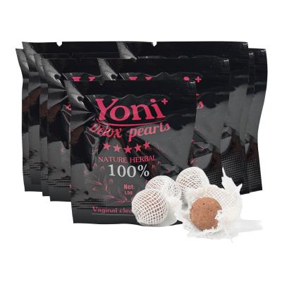 China Pure Herbal Without Any Side Effects Private Label Vaginal Yoni Detox Pearls Vaginal Clean Hot Spot For Uterus for sale