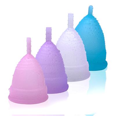 China 2020 Wholesale 100% Medical Grade Soft Reusable Silicone Menstrual Cup Eco Friendlysancenhealthy Cup for sale