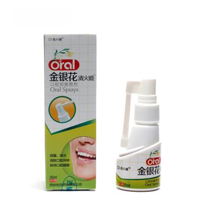 China Bacterial ATI tooth; Get Rids of Bad Breath 25ml Apple Flavor Mouth Cooling Spray for Smoking People for sale