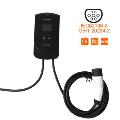 China EV Charging Type 2 Electric Vehicle 16A Wallbox 11kw EV Charger Station for sale