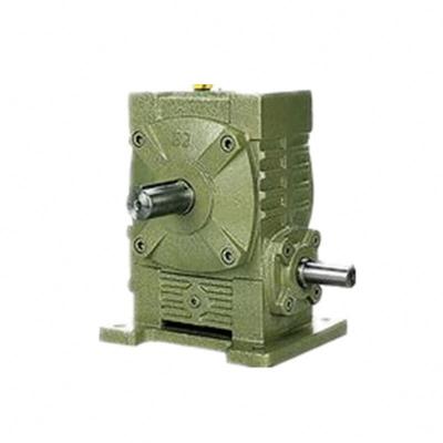 China Construction Material Stores WPW Power Transmission Foot Mounted Gearbox Ratio Worm Gear Reducer for sale