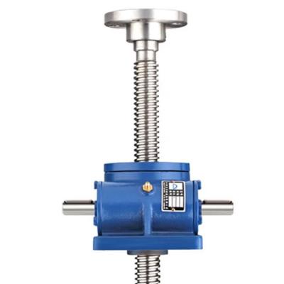 China Small Worm Wheel SWL Worm Gear Jack Bevel Gear Electrically Screw Jacks Lifting With Motor Drive for sale