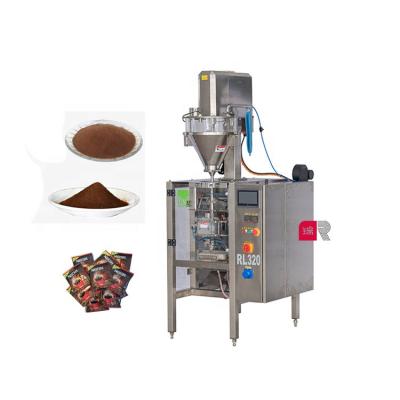 China Food factory direct sale RL320 Vffs 50g 100g automatic coffee powder packing machine with auger filler for sale