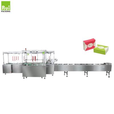 China Automatic Food RUI PACK Factory Supply R-80 High Speed ​​Carton Box Packaging Machine For Biscuit And Bread for sale