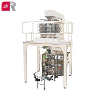 China Automatic Pillow Bag RL420 Potato Chips Packing Machine With Multihead Weigher for sale