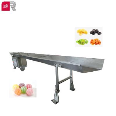 China Heat And Fire Resistant Automatic Horizontal Vibrating Fast Rear RFE-100 Conveyor For Chips / Cookie / Sugar / Salt for sale