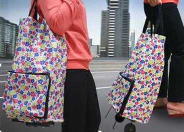 China Popular High Quality Trolley Shopping Bag adjustable shopping bag Convenient Trolley sho for sale