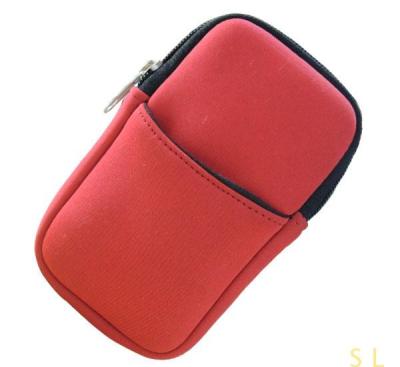 China Hot-selling Fancy Neoprene Mobilephone bag Cellphone bag Zipper phone bag Phone cover for sale