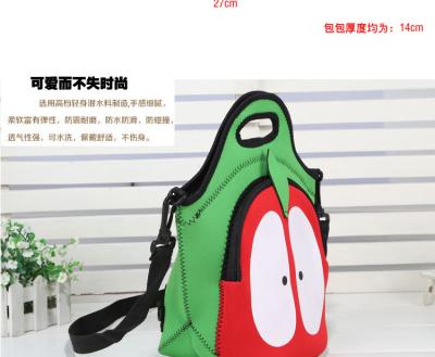 China Hot-selling Fancy nice Neoprene animal design Picnic bag Lunch bag with handles and straps for sale