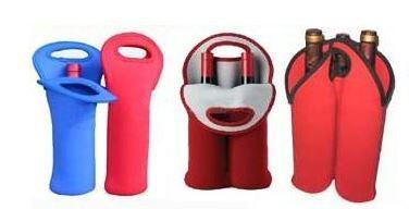 China Hot-selling High quality Neoprene Wine holder Water bottle bag two-Bottle holder for sale