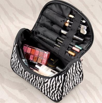 China Hop-selling Zebra cosmetic bag Clear zipper cosmetic bag Make up bag toiletry bag for sale