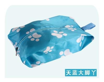 China Hot-selling Foldable Zipper Shoes bag Shoes pouch Shoes case with handle strap for sale