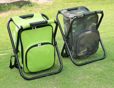 China Hot-selling high quality Folding chair Ice bag Cooler bag insulated cooler with Chair for sale