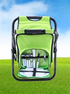 China Hot-selling high quality Folding chair Ice bag Cooler bag insulated cooler with Chair for sale