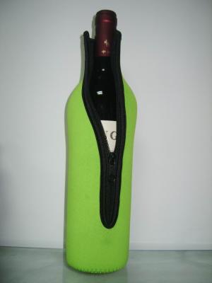 China Hot-sellin Camouflage Neoprene Wine bottle holder beer bottle sleeve with zipper for sale