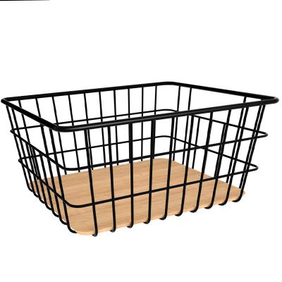 China Modern White Mesh Basket Metal Fruit Basket Storage Wire Lockers with Board for Office Sundries Storage for sale